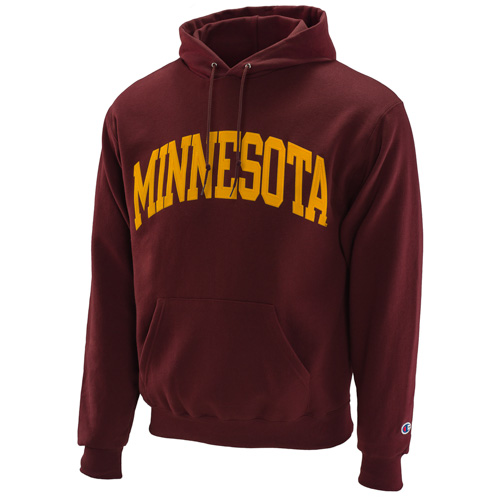 Champion Arched Minnesota Tackle Twill Hoodie | University of Minnesota ...