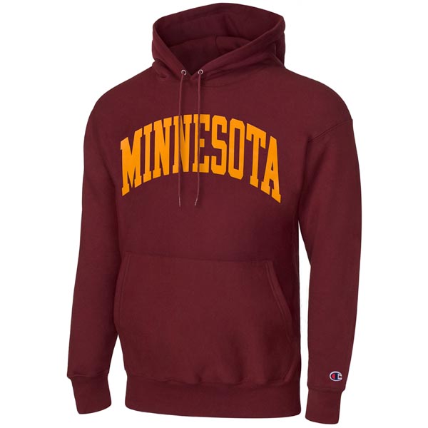 Champion University of Minnesota Arched Reverse Weave Hoodie ...