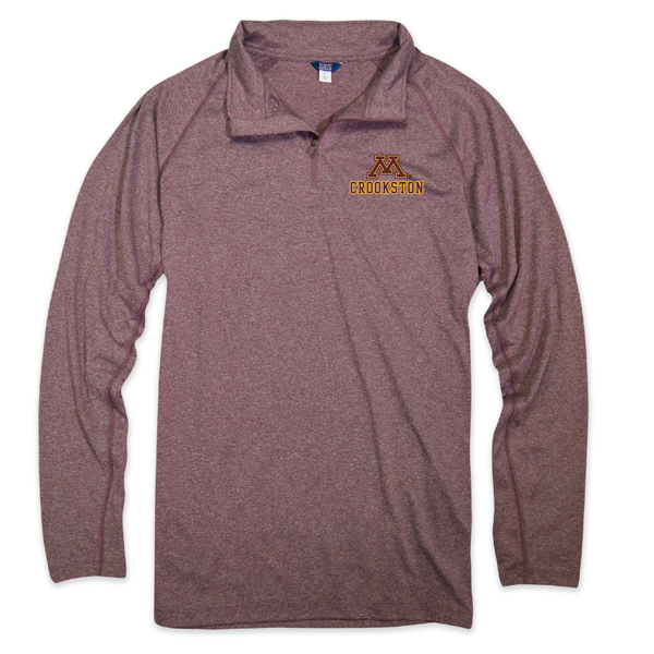 MV Sport 1/4 Zip Maroon Pullover University of Minnesota Bookstores