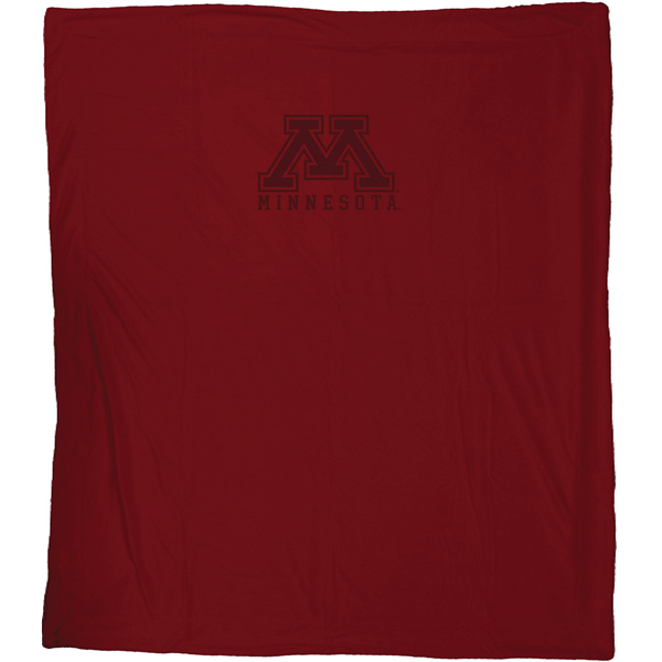 Perfectly Plush Mink Sherpa Minnesota M Blanket University of