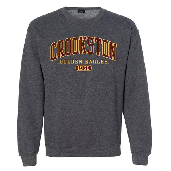 University of Minnesota Crookston Golden Eagles Crew Sweatshirt ...