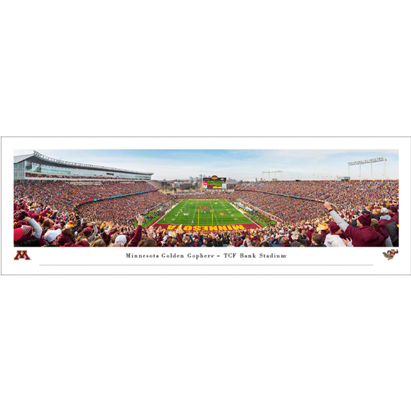 Minnesota Golden Gophers TCF Bank Stadium Storming the Field Panoramic  Picture (In-Store Pickup)