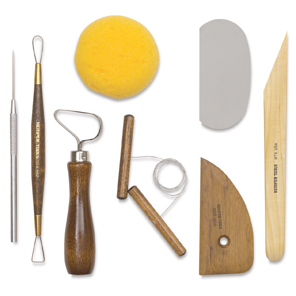 Kemper – 6” Hardwood Modeling Tools – Krueger Pottery Supply