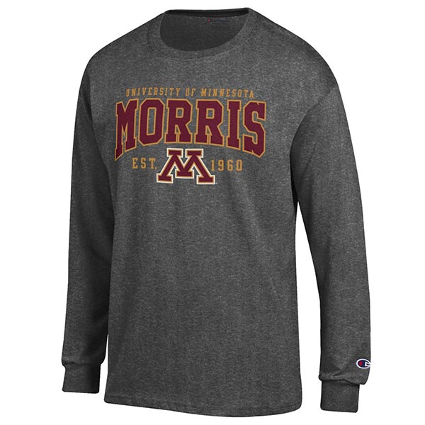 Champion University of Minnesota Morris Est. M 1960 Long Sleeve T-Shirt ...