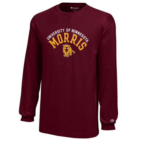 Champion Youth University Of Minnesota Morris Long Sleeve Tee ...