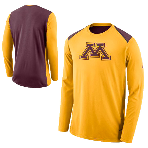 Nike University of Minnesota M Long Sleeve T-Shirt | University of ...