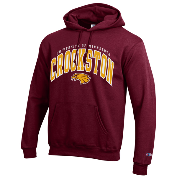 Champion University of Minnesota Crookston Maroon Hoodie | University ...