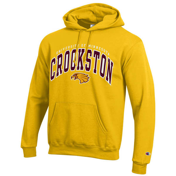 Champion University of Minnesota Crookston Gold Hoodie | University of ...