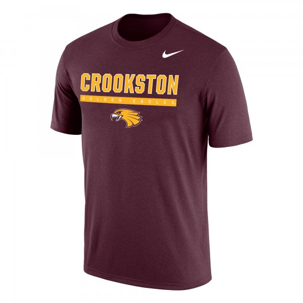 Nike Crookston Golden Eagles Maroon T Shirt | University of Minnesota ...