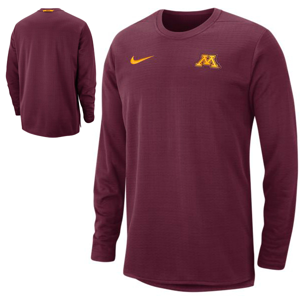 Nike Minnesota M Long Sleeve Thermal Long Sleeve T Shirt | University ...