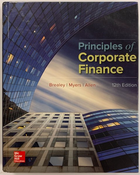 Principles Of Corporate Finance, 12th | University of Minnesota