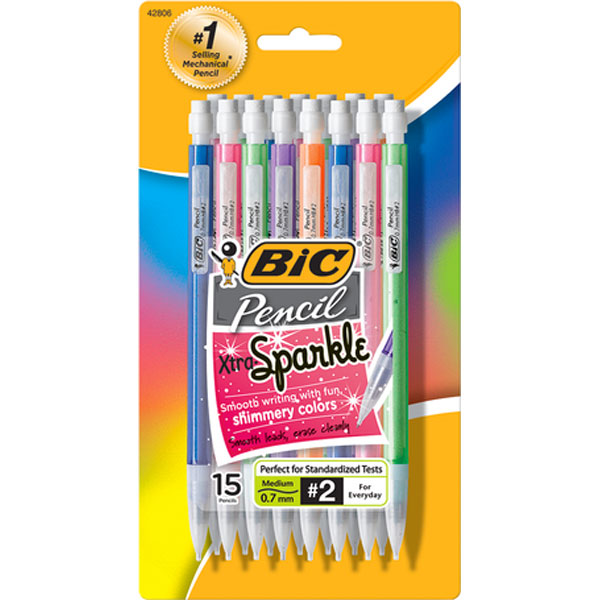 Bic Xtra Sparkle Mechanical Pencil 15 Pack | University of Minnesota ...