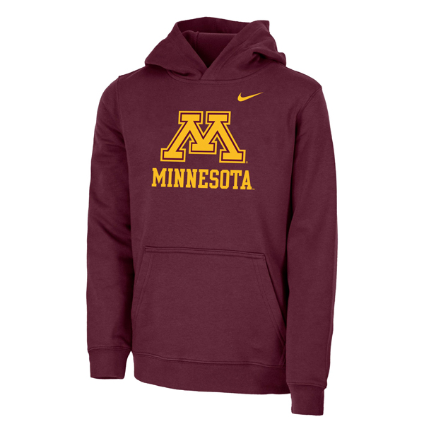 Youth Nike University of Minnesota Hoodie | University of Minnesota ...