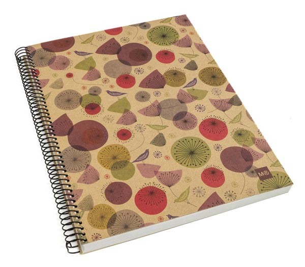 Mustard Miquelrius 4-subject Recycled College Rule Notebook 8.75x11.25 