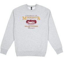 darklordpug Minnesota Retro Cheerleader Crewneck Sweatshirt