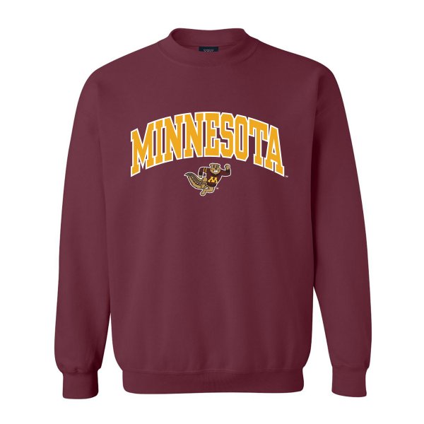 MV Sport University of Minnesota Goldy Crew Sweatshirt | University of ...